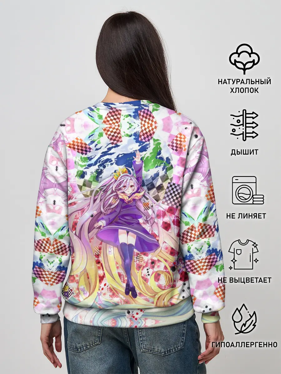 Женский свитшот / No Game No Life_9