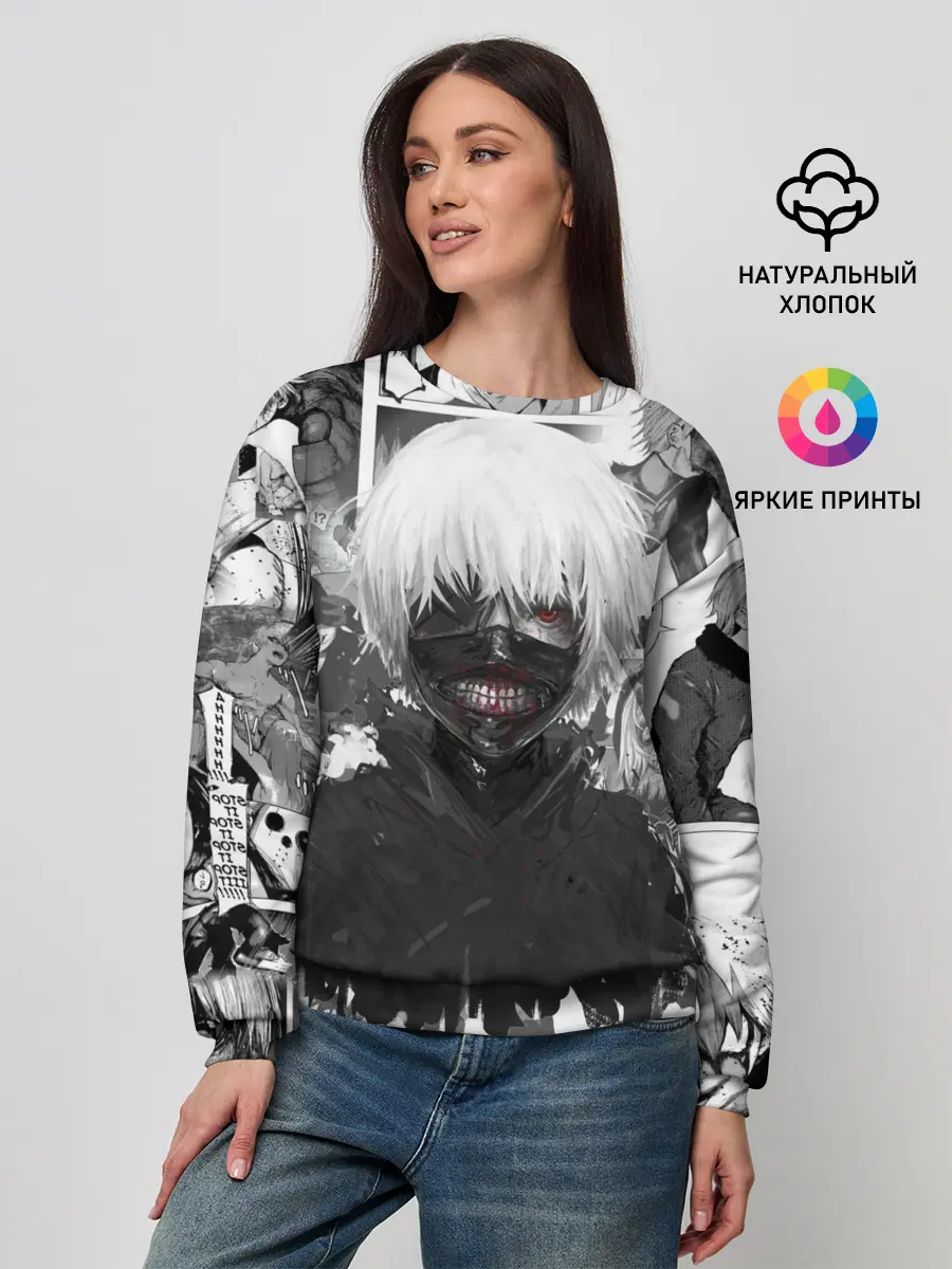 Женский свитшот / Токийский гуль манга