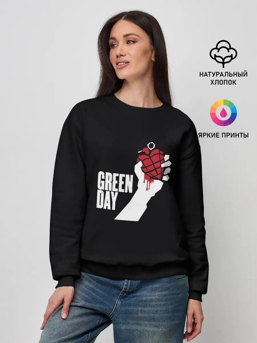 Женский свитшот / Green Day