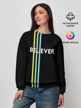 Женский свитшот / Believer Imagine Dragons