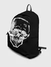 Рюкзак джинсовый / Скетч Черепа