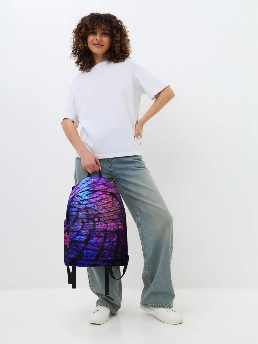 Рюкзак джинсовый / Мокрый асфальт