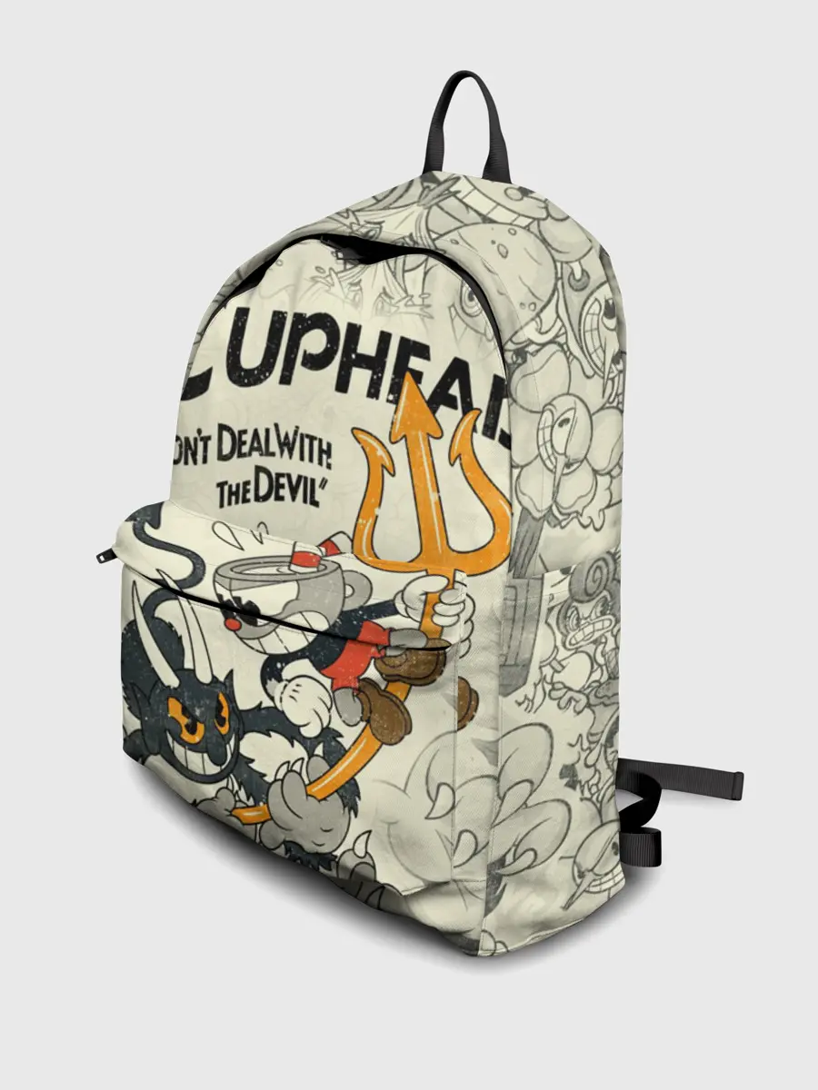 Рюкзак джинсовый / Cuphead and Devil