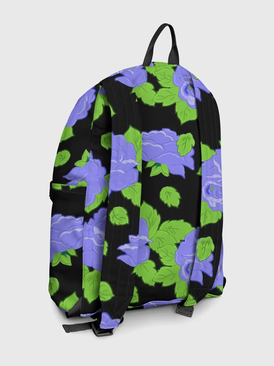 Рюкзак джинсовый / Синие розы