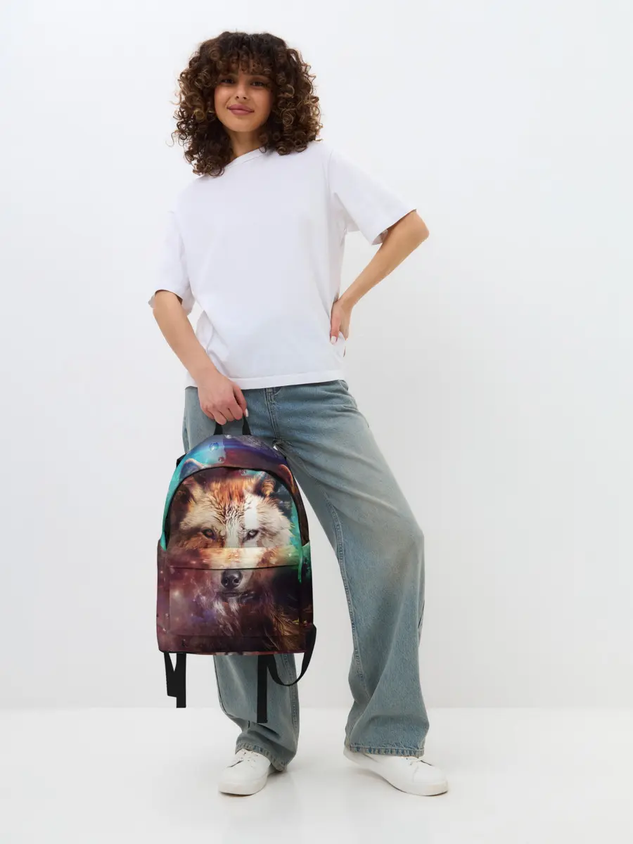 Рюкзак джинсовый / WOLF