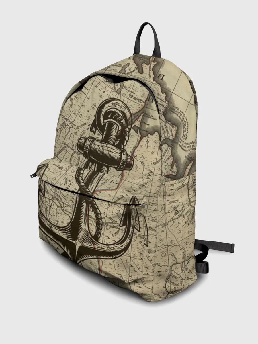 Рюкзак джинсовый / Морская Карта