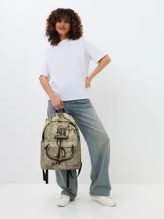 Рюкзак джинсовый / Морская Карта