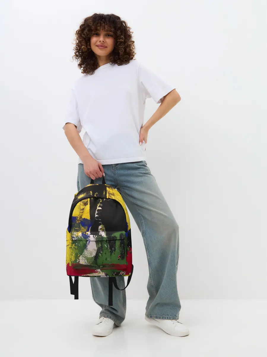 Рюкзак джинсовый / Мазок художника!