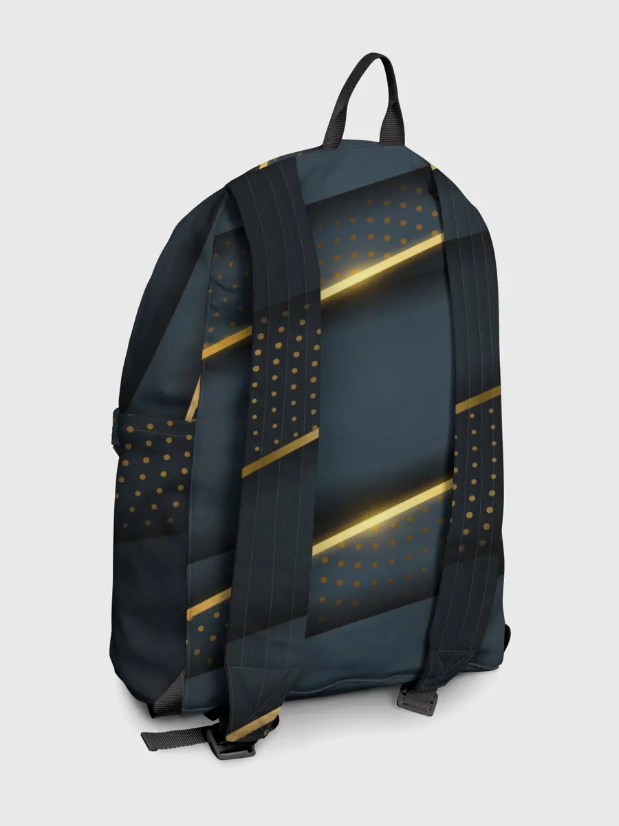 Рюкзак джинсовый / 3D luxury gold