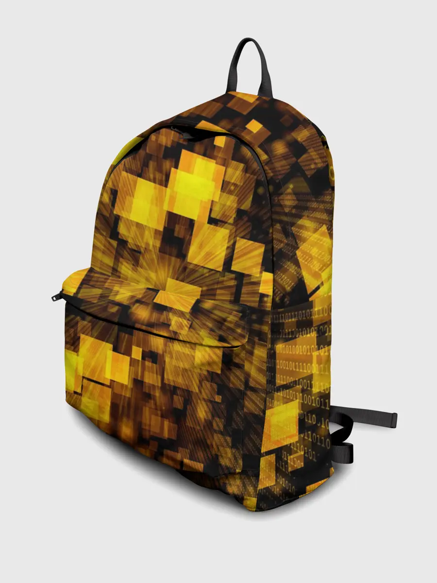 Рюкзак джинсовый / Неоновый взрыв