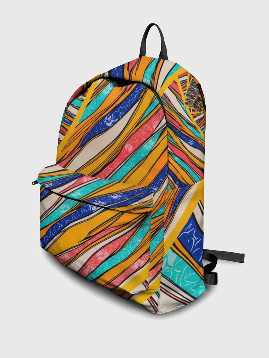 Рюкзак джинсовый / Абстрактное течение