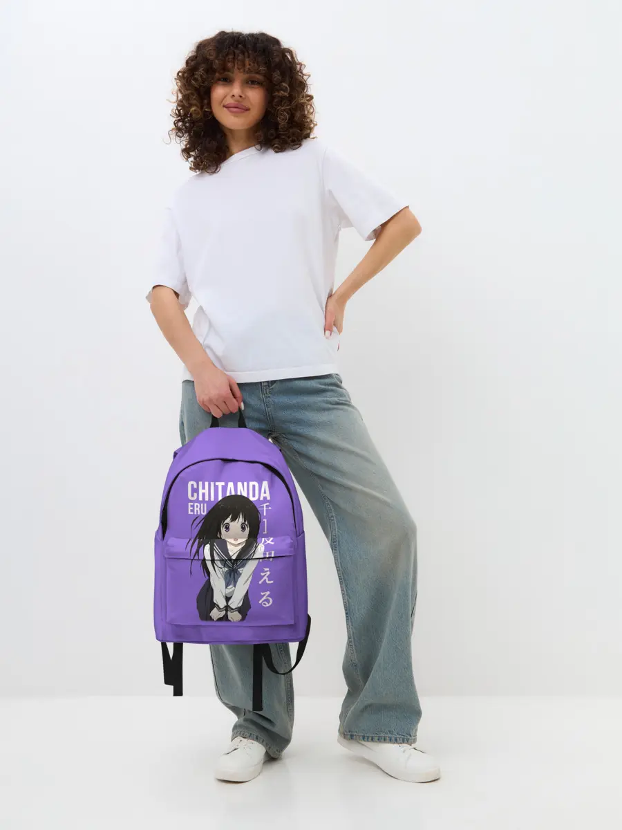 Рюкзак джинсовый / Эру Читанда / Eru Chitanda