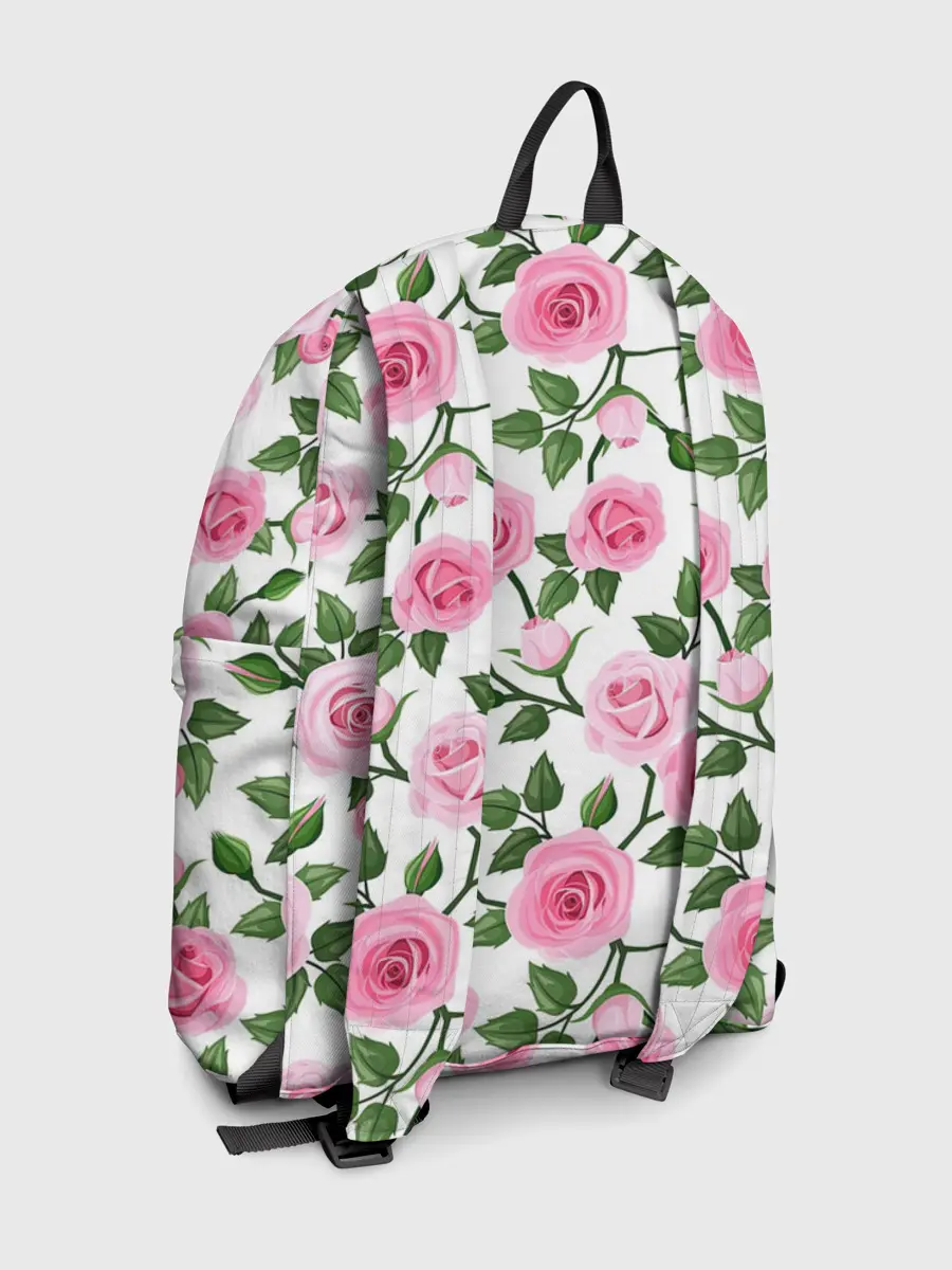Рюкзак джинсовый / Розы