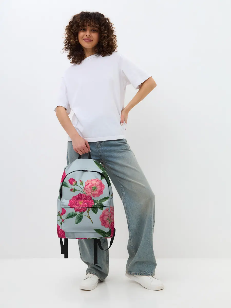 Рюкзак джинсовый / Чайная роза