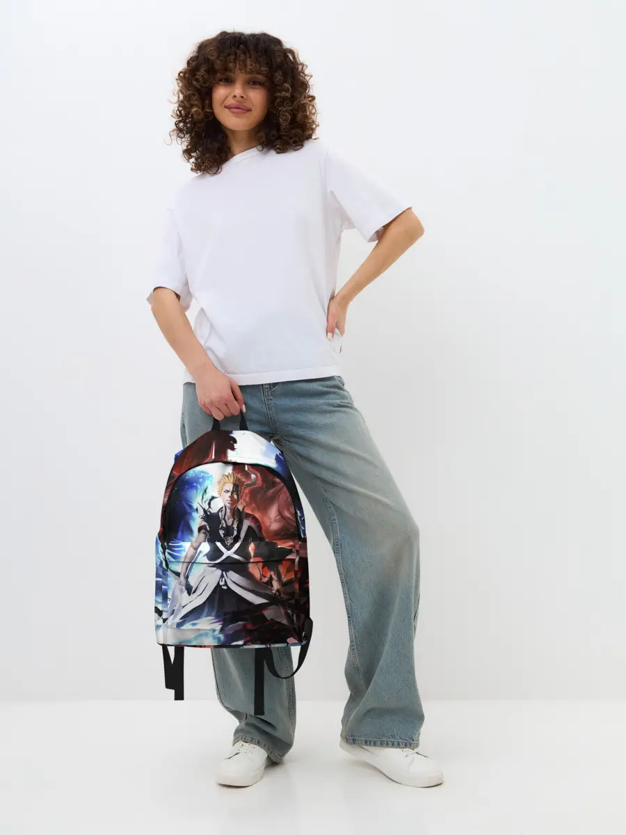 Рюкзак джинсовый / Bleach Ichigo Kurosaki