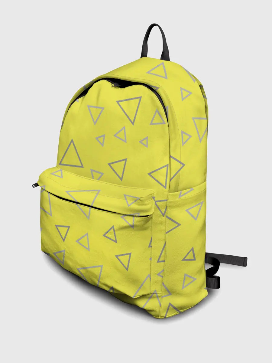 Рюкзак джинсовый / Желтый и серый | Yellow & gray