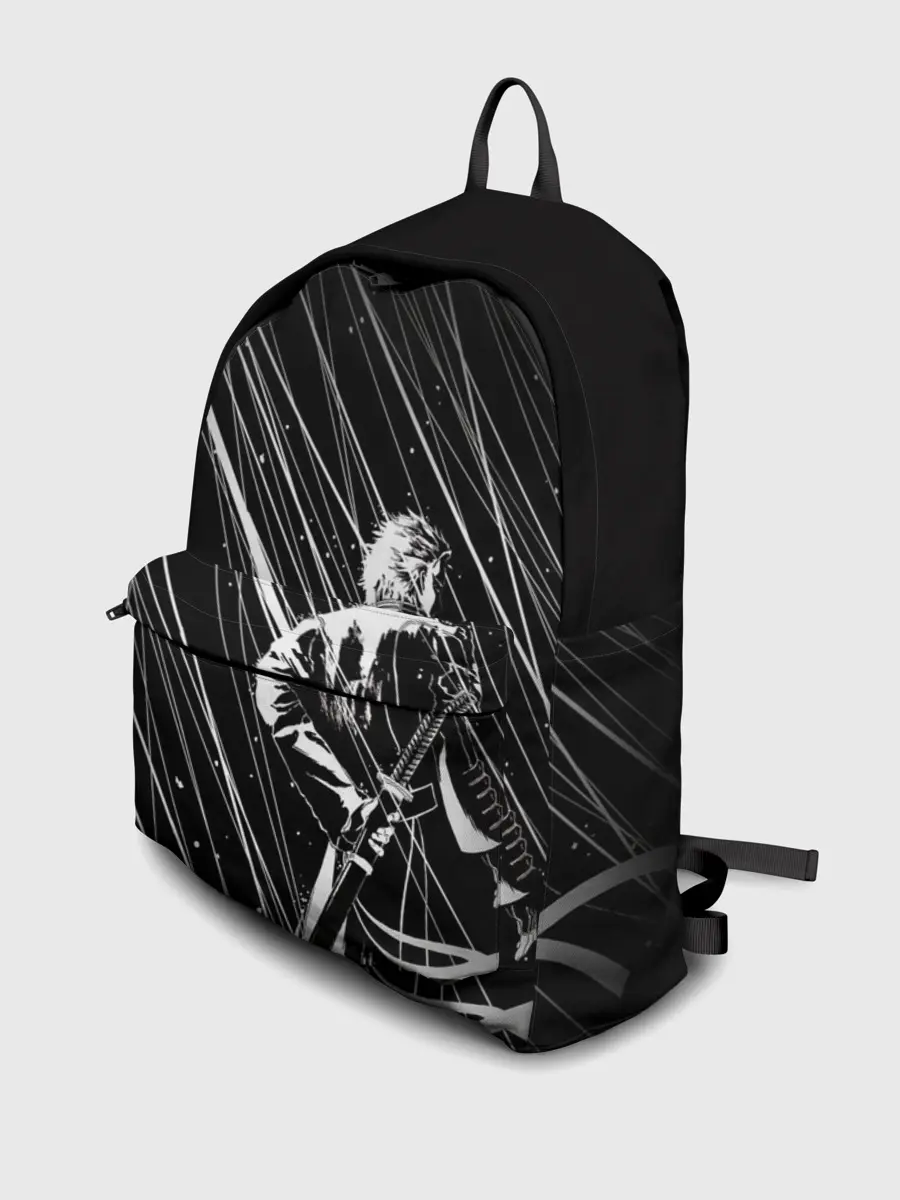 Рюкзак джинсовый / Вирджил под дождём