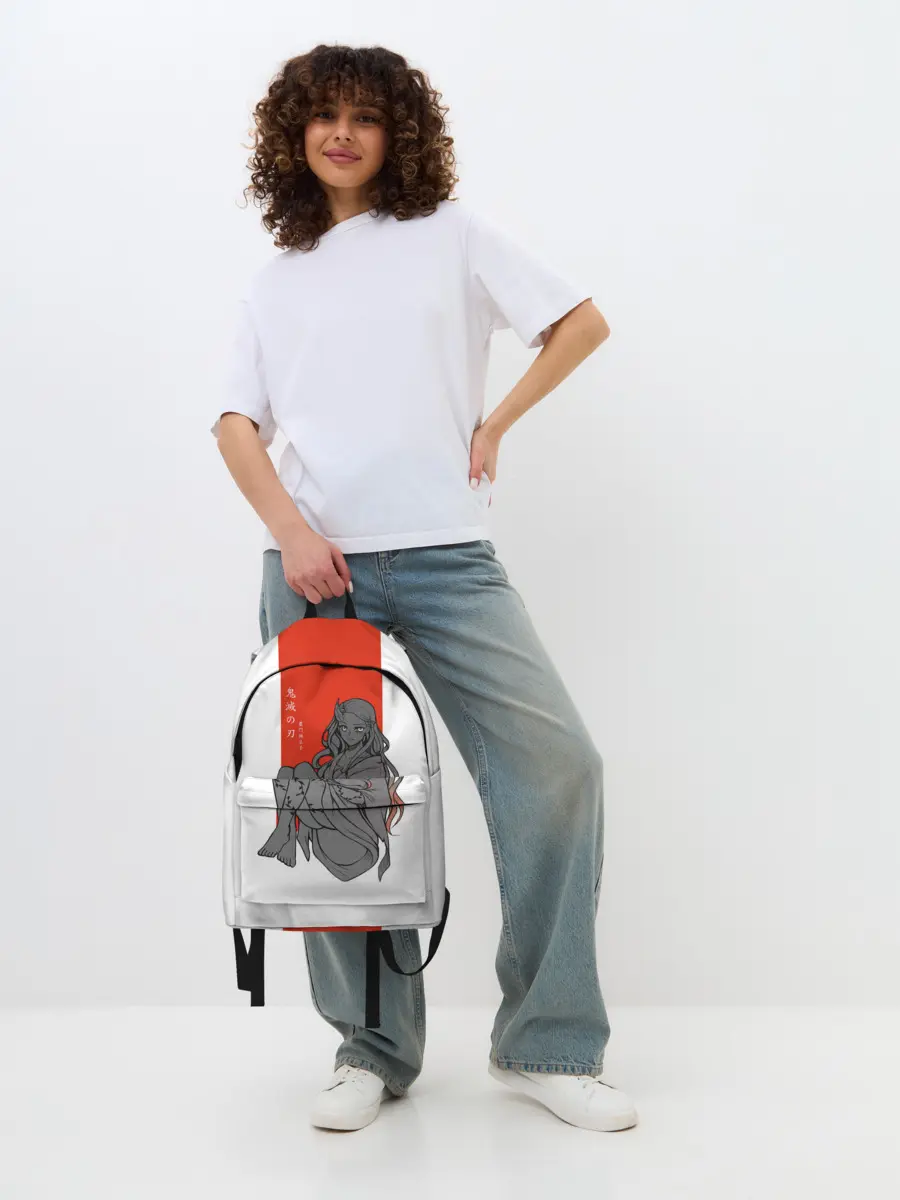 Рюкзак джинсовый / Незуко Камадо Kimetsu no Yaiba