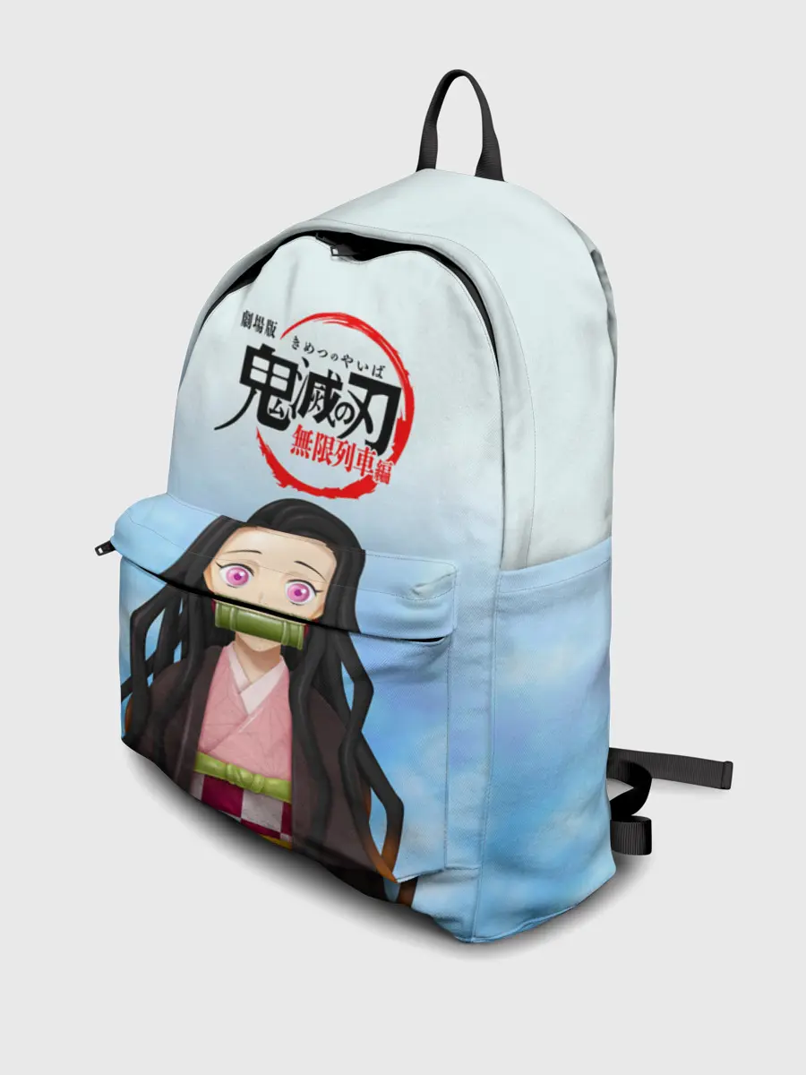 Рюкзак джинсовый / Незуко Камадо Kimetsu no Yaiba