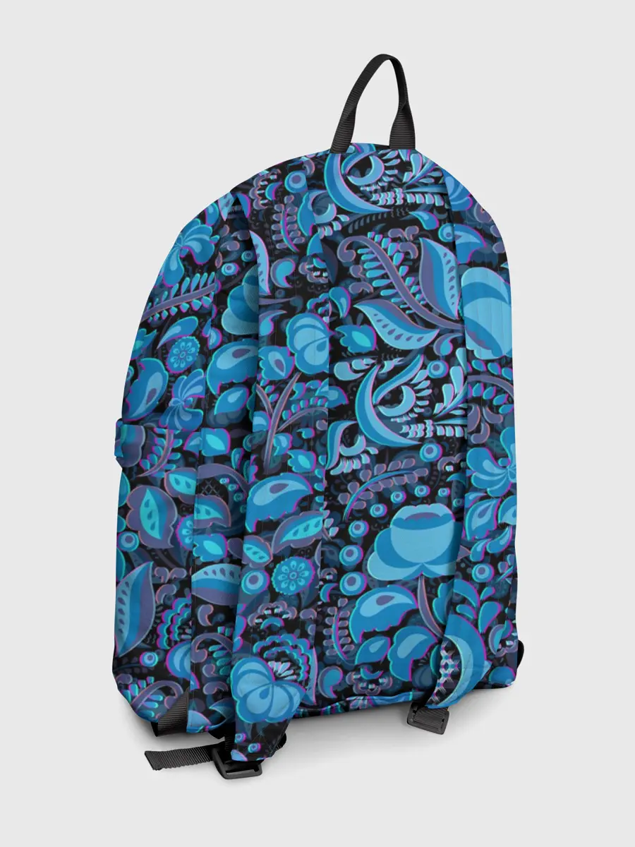 Рюкзак джинсовый / ГЖЕЛЬ ГЛИТЧ | GG | ГГ