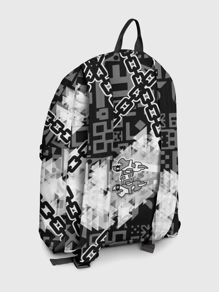 Рюкзак джинсовый / Geometry Dash