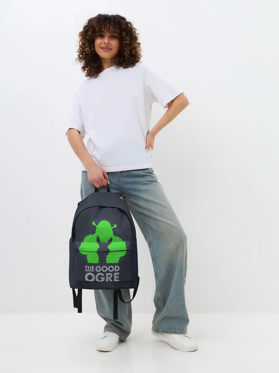 Рюкзак джинсовый / Добрый людоед