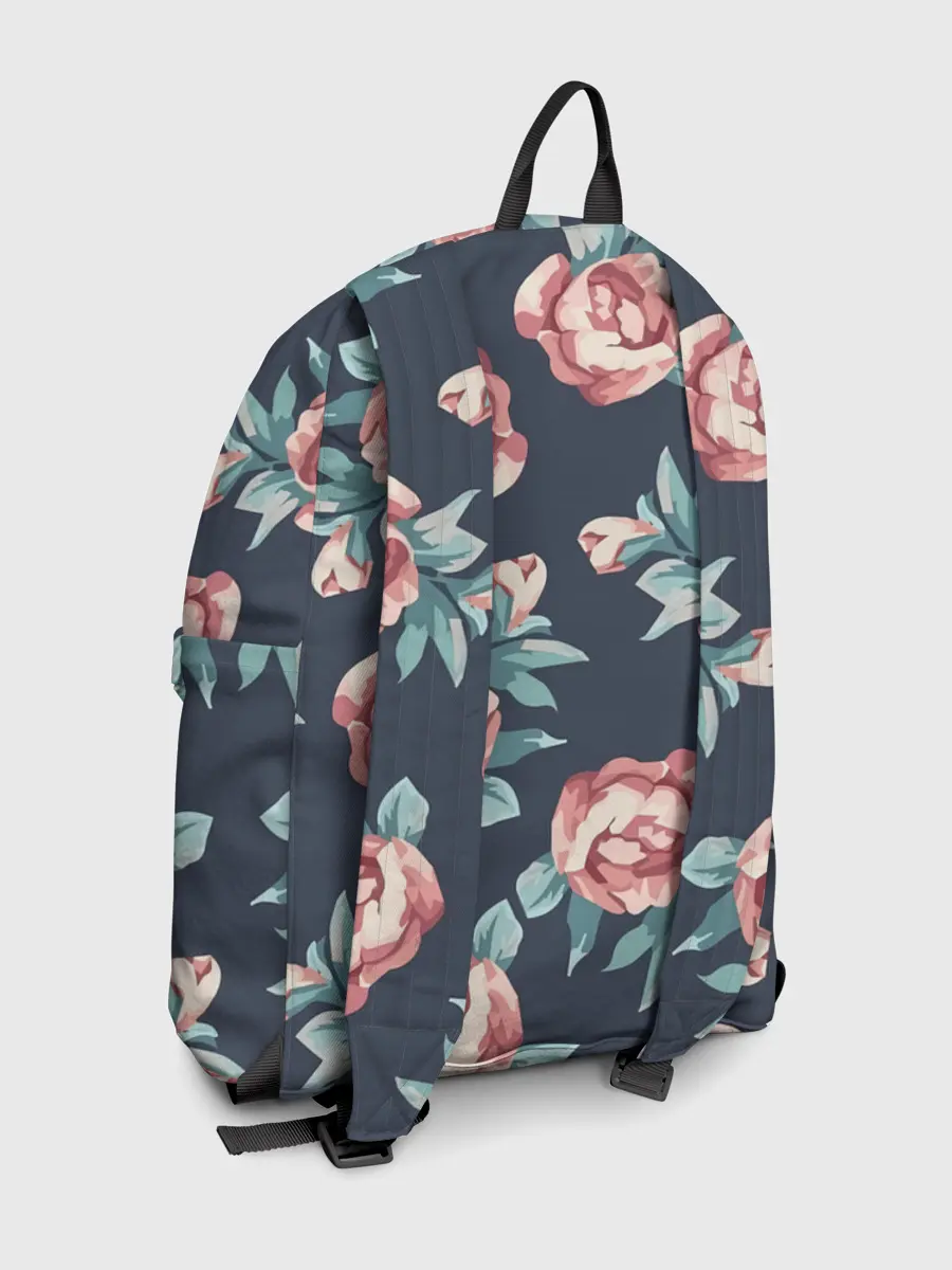 Рюкзак джинсовый / Розы