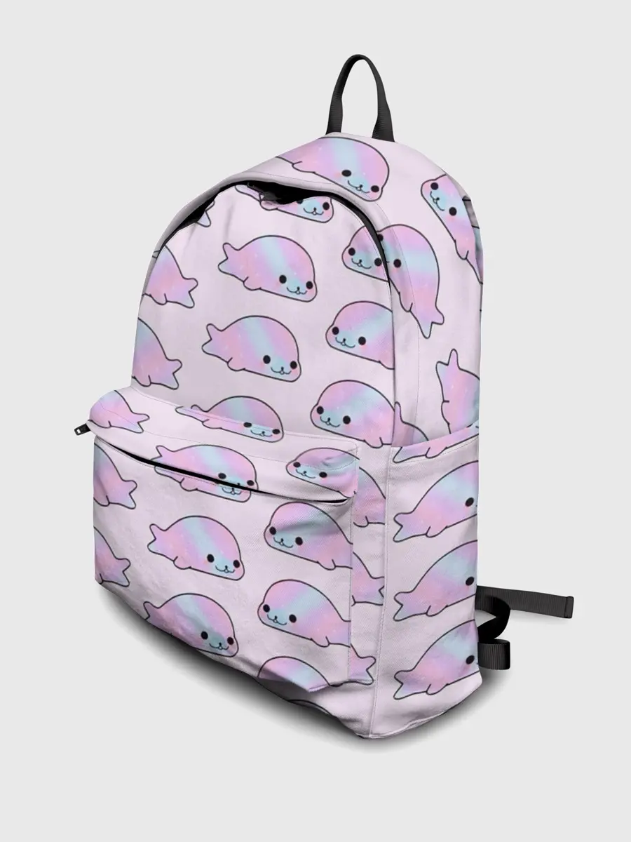 Рюкзак джинсовый / Нерпы