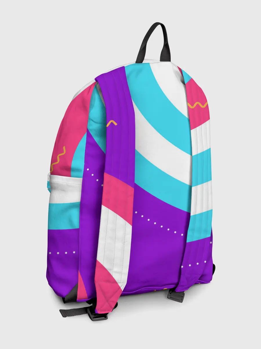 Рюкзак джинсовый / Абстрактные круги