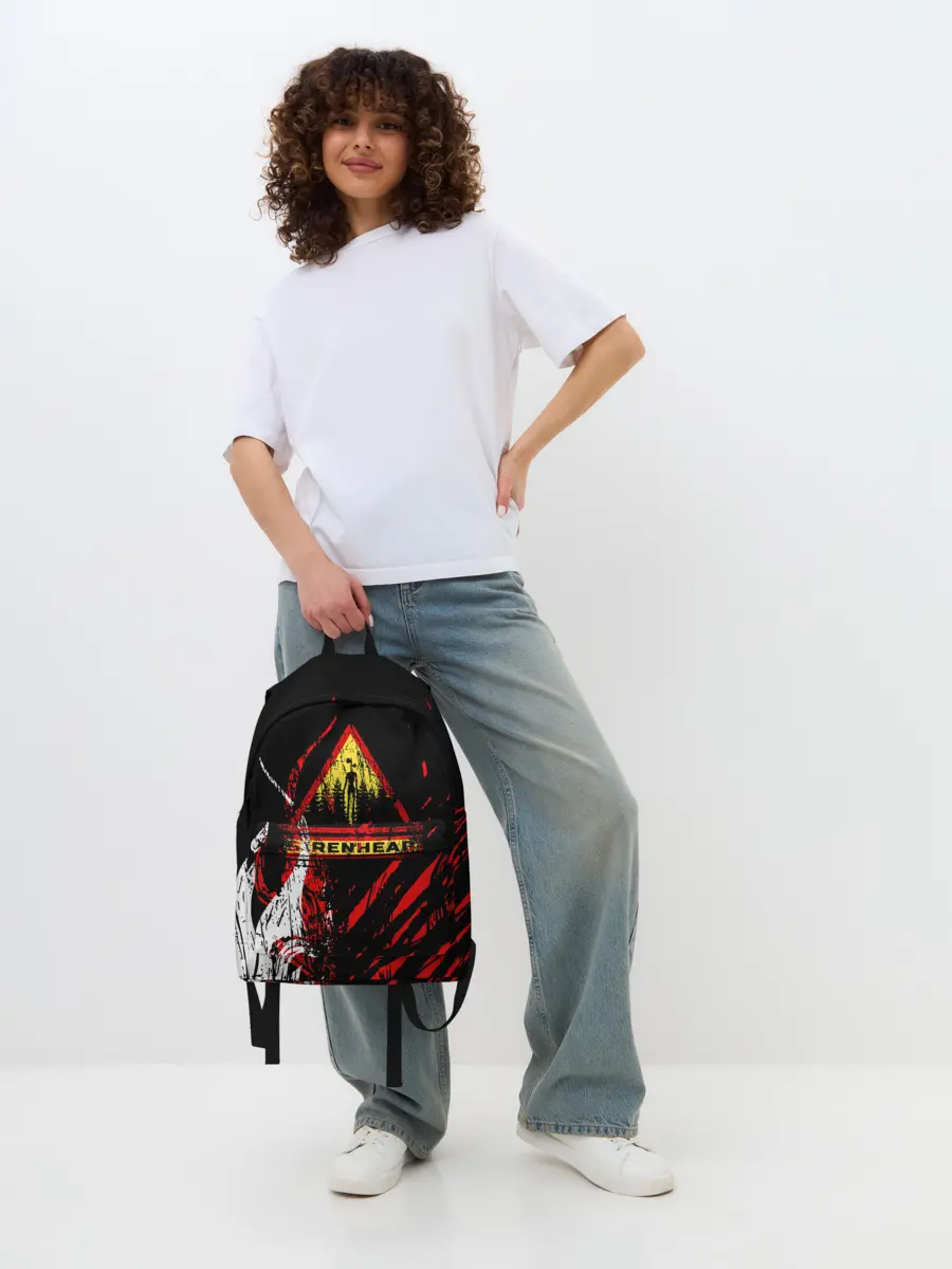 Рюкзак джинсовый / Danger : Siren Head