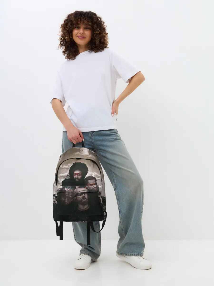 Рюкзак джинсовый / Художники, не черепашки ниндзя