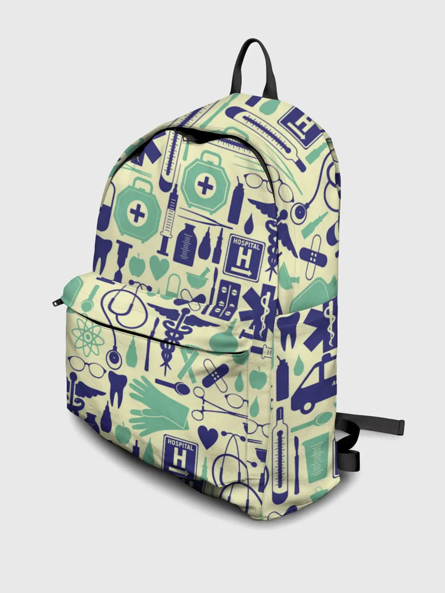 Рюкзак джинсовый / Медицина | Паттерн