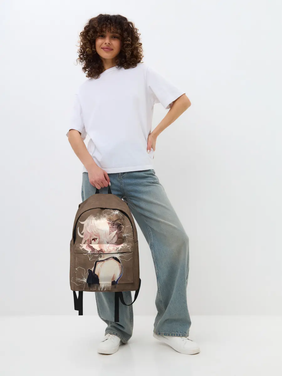 Рюкзак джинсовый / Chica demonio. Ангелы и демоны