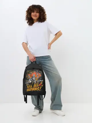 Рюкзак джинсовый / Кайдзю Бендер