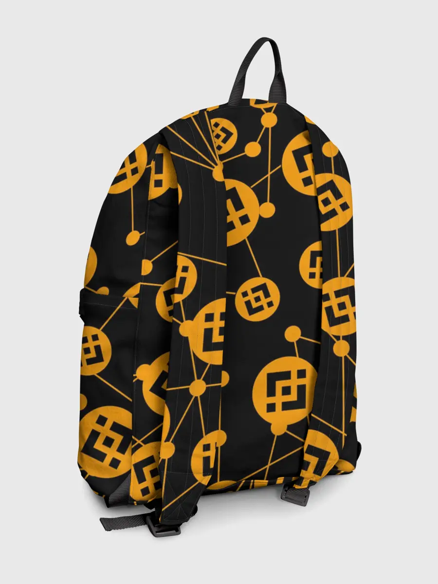 Рюкзак джинсовый / BINANCE / БИНАНС / УЗОР