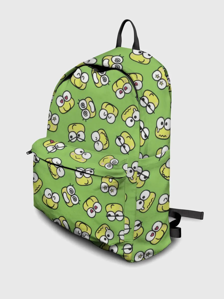 Рюкзак джинсовый / Смайлы Лягушки