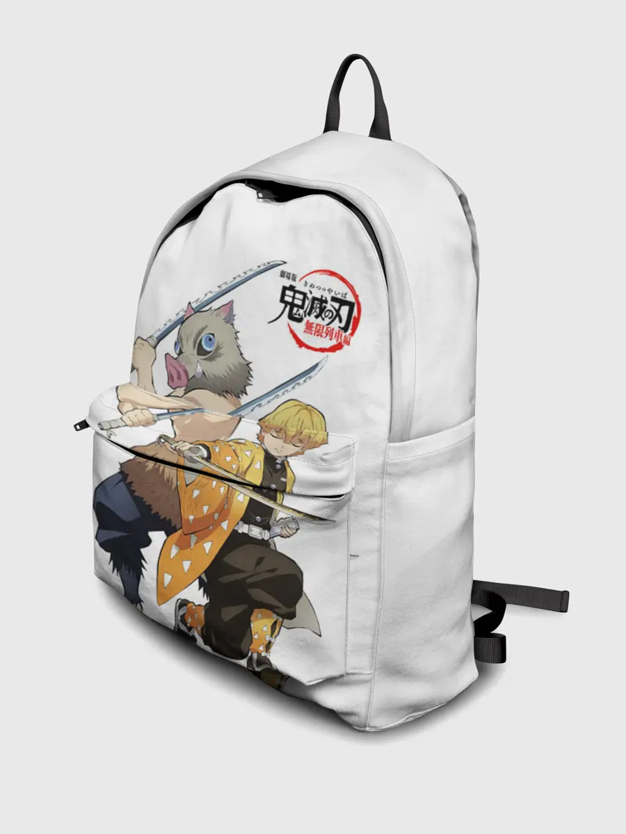 Рюкзак джинсовый / Иноске и Зеницу Kimetsu no Yaiba