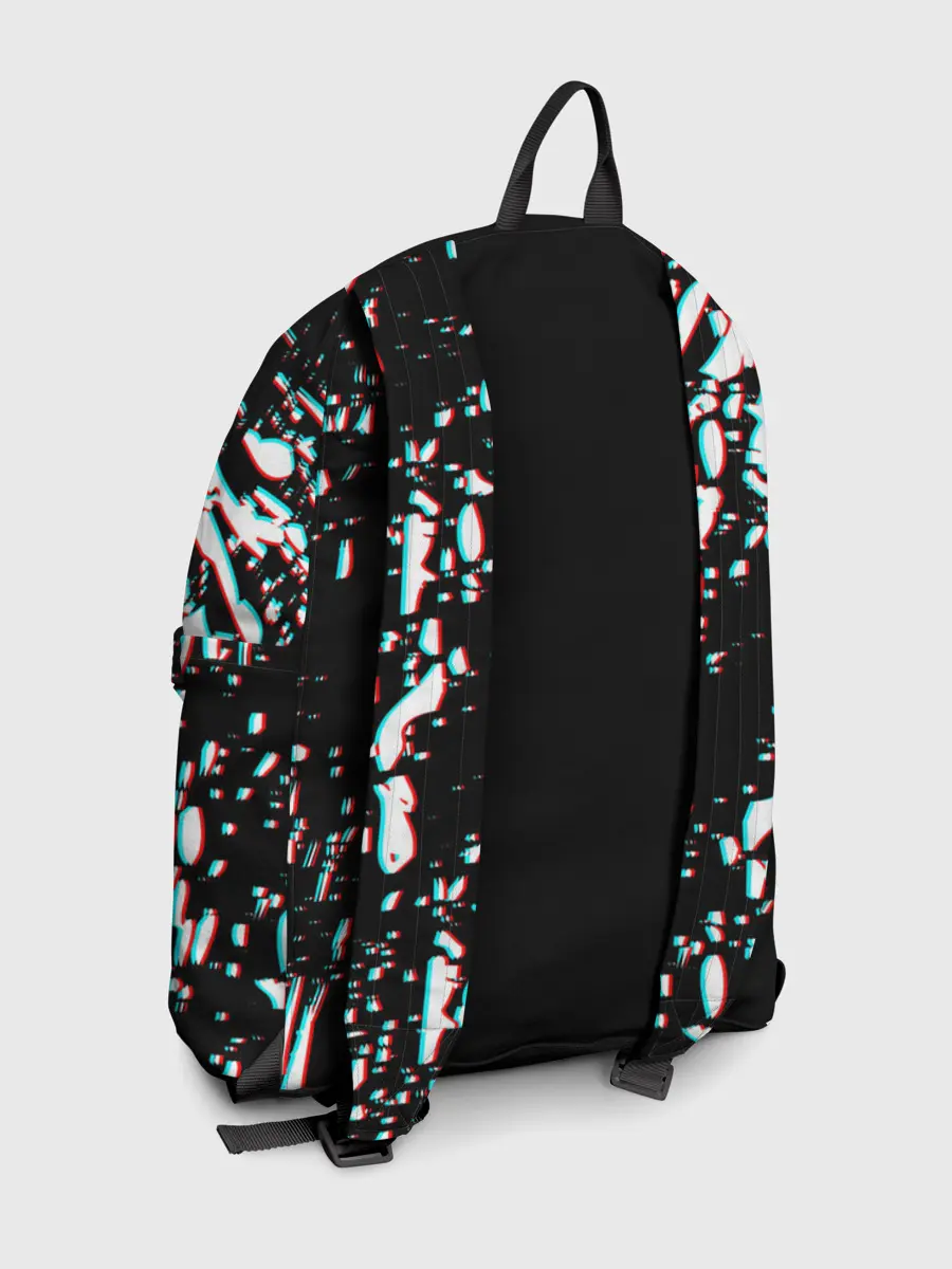 Рюкзак джинсовый / Love, Death and Robots | Lora Glitch