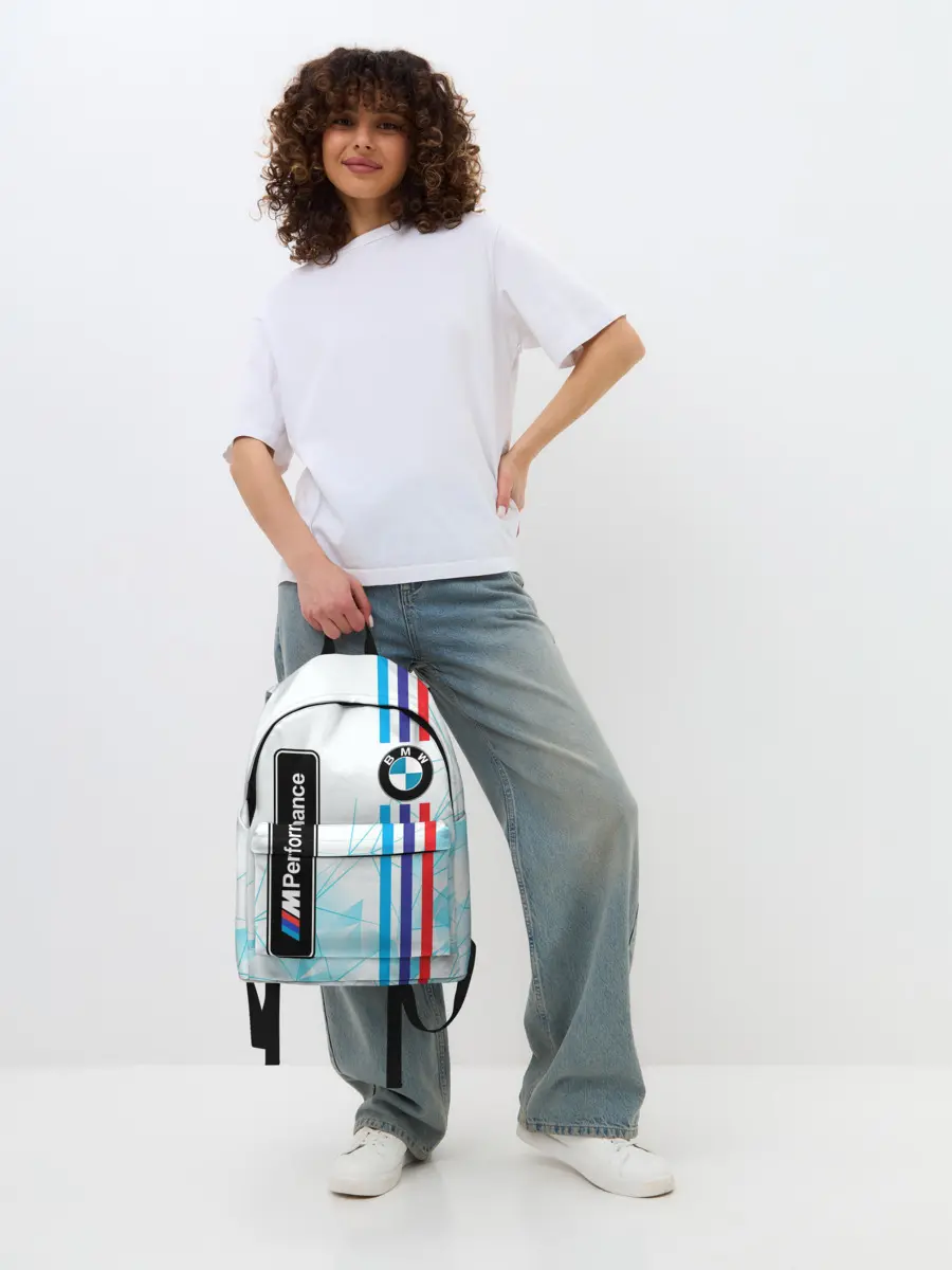 Рюкзак джинсовый / BMW / БМВ / M PERFORMANCE