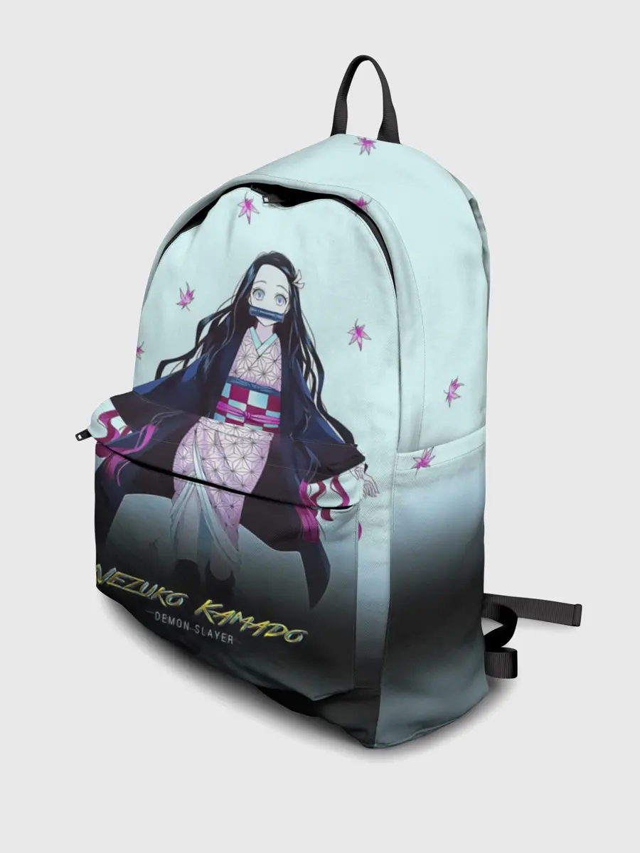 Рюкзак джинсовый / Nezuko Kamado Demon Slayer
