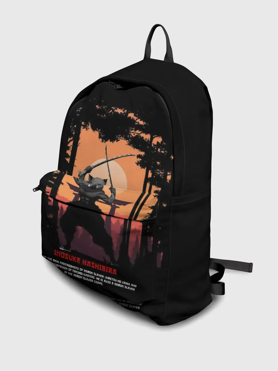 Рюкзак джинсовый / Иноске Хашибира Kimetsu no Yaiba