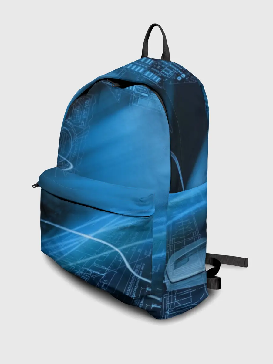 Рюкзак джинсовый / Чертеж