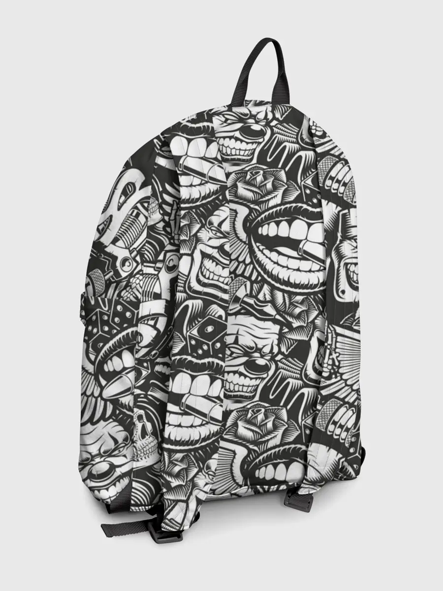 Рюкзак джинсовый / Тату ретро