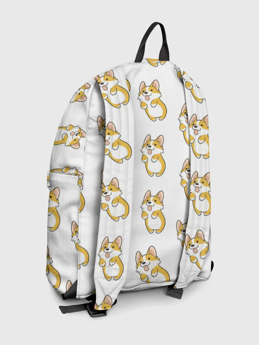 Рюкзак джинсовый / Собаки | Корги