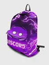 Рюкзак джинсовый / DISCORD / ДИСКОРД / МОЛНИЯ