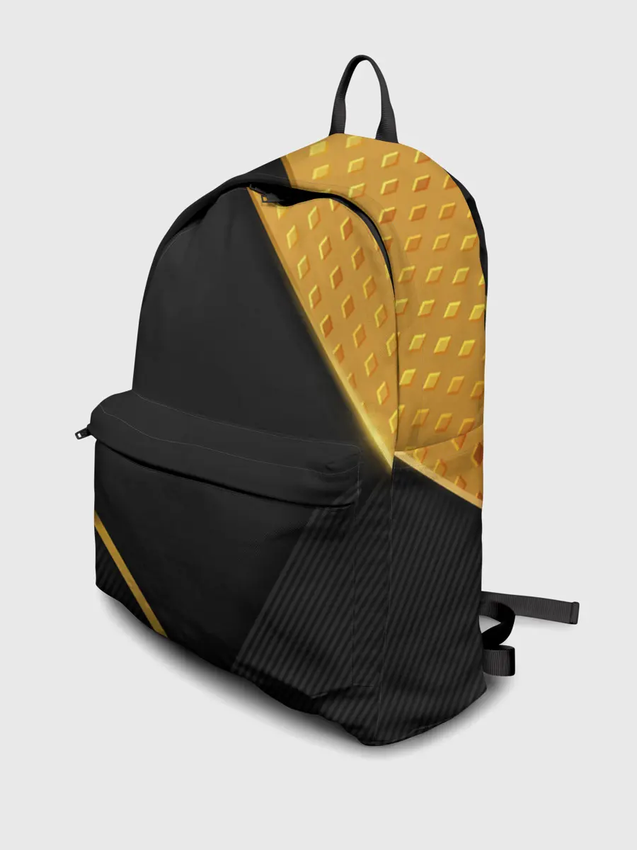 Рюкзак джинсовый / 3D BLACK & GOLD