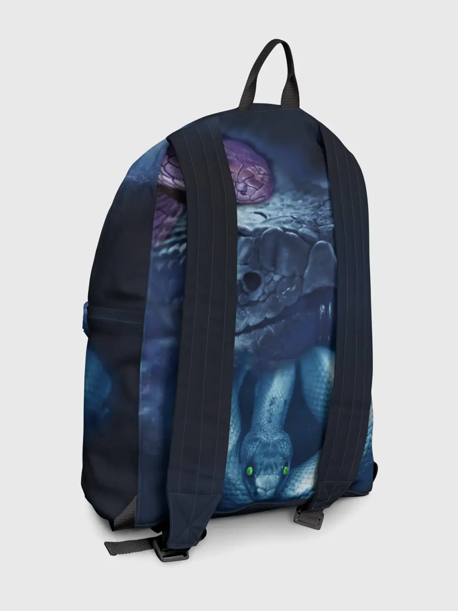 Рюкзак джинсовый / Мифические змеи