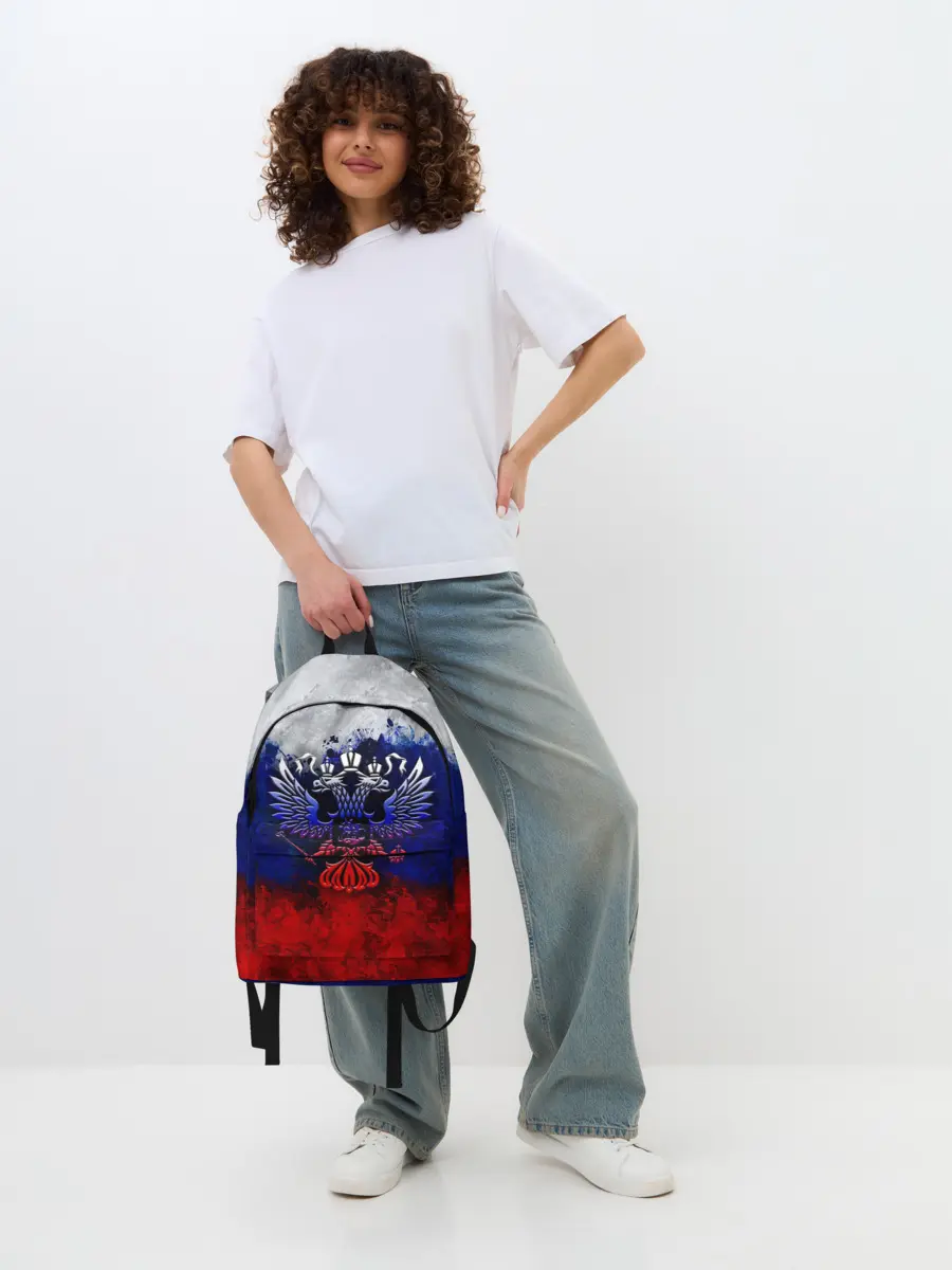 Рюкзак джинсовый / Россия | Russia | Герб