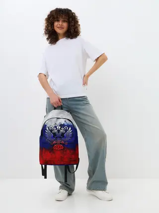 Рюкзак джинсовый / Россия | Russia | Герб