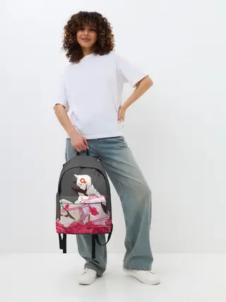 Рюкзак джинсовый / Flower Tomoe